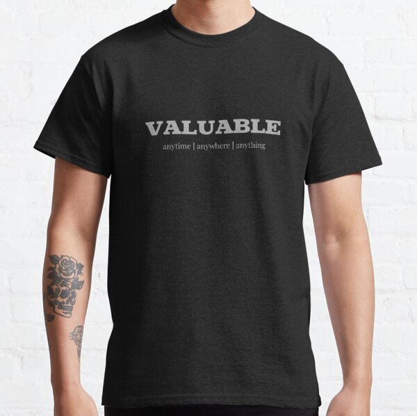 VALUABLE T-SHIRT BLACK